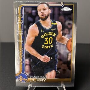 2025 Stephen Curry Topps Chrome Card